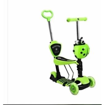  Juguete Scooter 3 en 1 Verde